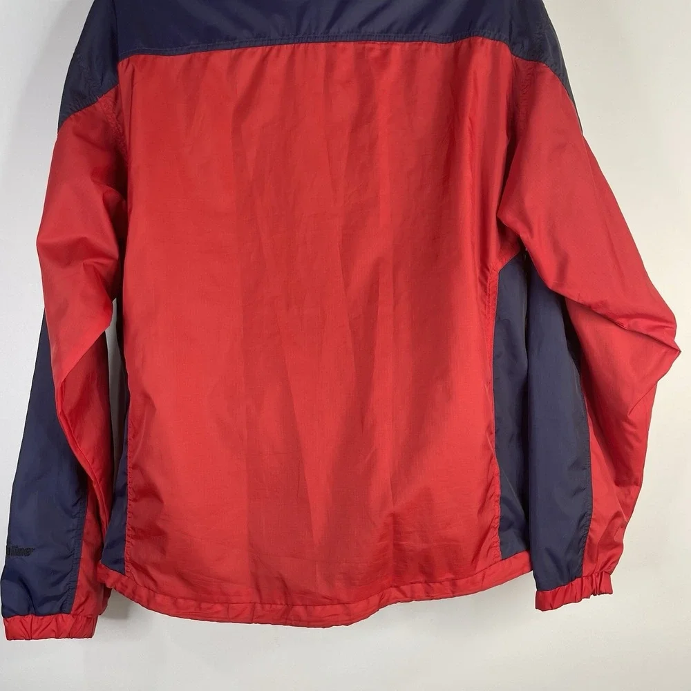The North Face Jacket‎ Hydrenaline Men XL Red Navy Windbreaker Hooded Rain Lined